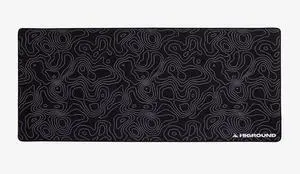 BLACKICE XL Topograph Gaming Mousepad Cool Medium Speed Desk Mousepad Computer Mouse Mat Flat Stitched Edge Full Range of Motion Non-Slip Rubber Base Perfect for Gamers & Office Use