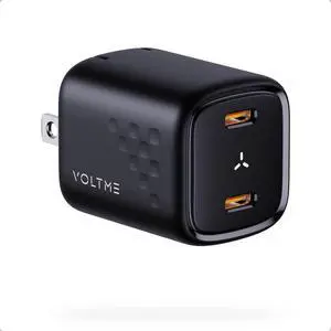 USB C Charger 30W Fast Charger Block 2 Port Compact Charger with Foldable Plug for MacBook Air iPhone 14 Pro/14 Pro Max/13/12 Pixel Galaxy iPad/iPad mini and More