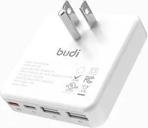 Flat USB C Wall Charger 34W 4-Port Slim USB Wall Charger Fast Charging Block with 20W Port Power Delivery and Dual Type-C for iPhone 16/15/14/13/12/11/Pro Max/XS/XR/8/7 Tablets