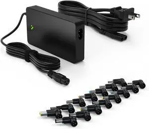 90w Universal Laptop Charger AC Adapter for Hp  Toshiba IBM      Fujitsu Gateway Notebook Ultrabook with 5V 2.4A Fast Charging USB Port