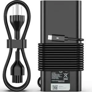 130W USB-C Laptop Charger Compatible with Dell Laptop Charger,AC Adapter Power Cord for Dell XPS 15 2-in-1 9575 XPS 17 Precision 5530 2-in-1 5550 5750 3560 DA130PM170, HA130PM170, 0K00F5,K00F5