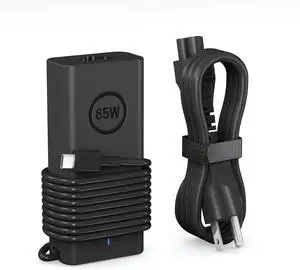 65W USB C Laptop Charger Replacement for Dell Latitude 5000-3340 3440 3540 5340 5440 5540 7340 7440 7640 9440 2in1,XPS Chromebook AC Adapter Power Cord