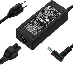 R-41013323 L25296-001/002 213349-001/009/109/209 741727-001 45W Blue Tip Laptop Charger Compatible with HP Notebook Stream Pavilion 15 Pavilion X360 EliteBook Probook 11-15- 14-17- TPN-LA15 Adapter