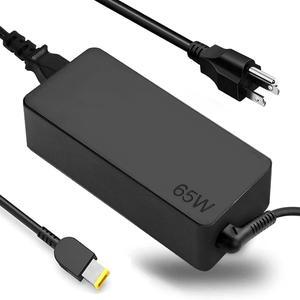 65W Fit for  Thinkpad T431P T440 T440P T440S T450 T450S T460 T460S T470 T470S T510I T540P T550 T560 T570 T431s L440 L450 L460 L470 for  Thinkpad Edge E431 E440 E450 Charger Adapter Cord