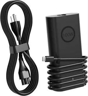 New 100W USB C AC Adapter Charger for  Precision 5770 5760 5680 3580 3581 Latitude 9440 9510 9520 2-in-1 7640 7340 5340 5440 5540 XPS 9440 9720 Inspiron-14 16 7430 7640 Pro Rugged 13 14 16 Laptop