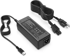 Universal 65W 45W Chromebook Charger USB C Laptop Charger Compatible with HP      Google Computer Type C Fast Power Adapter School