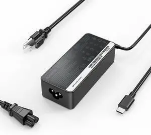 Replacement for  Charger 65 Watt USB Type C AC Power Adapter ThinkPad 65W USB-C