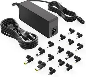 90W Universal AC Adapter Laptop Charger for Dell HP Acer Asus Lenovo IBM Toshiba Samsung Sony Fujitsu Gateway Notebook Ultrabook Chromebook Power Cord with 16 Tips