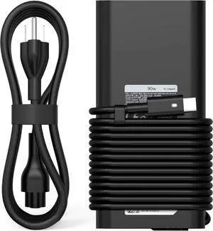 New 90W USB C Type C Laptop Charger Power Adapter for Dell XPS,LA90PM170 DA90PM170 DA65NM170,Latitude 3400 3500 5400 5289 5300 7400 7300 7390 7200 2in1,Precision 3540 Power Cord Supply