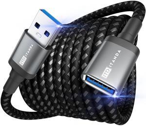 USB C to USB Adapter [2 Pack] Type C 3.0 OTG Cable On The Go Type C Male to USB A Female Adapter Compatible with MacBook iPhone 16 Pro Max/16 Plus/16e/15  Galaxy S25/S24/S23-Red