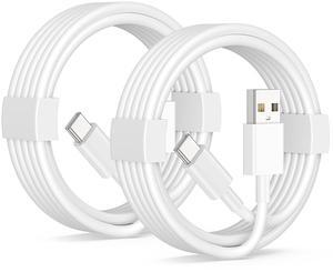 Car Carplay Cable for iPhone 15/16e/16 Pro Max/Plus Cable 2Pack USB A to USB C for CarPlay USBC Cord iPad Pro/Air  Pixel Android Accessories Charging Wire Type-C Car Charger Cord 3FT White
