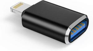 OTG Male to USB 3.0 Female Adapter OTG Compatible iPhone 14 13 12 11 Xr X XS 8 7 Plus Max iPad Air Pro Mini Support Camera Card Reader Mouse Keyboard Hubs Piano Converter Connect U Disk