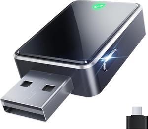 Wireless CarPlay Adapter One Click Multi Device Switching Seamless Connection Convert Wired to Wireless carplay Compatible with iOS 10+ Android 11+ 2018 and Later Models