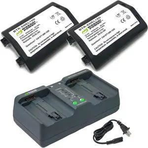 Battery 2-Pack and Dual Charger for Nikon EN-EL18d MH-33 Z9 D4 D5 D6 D850 (with adapters/Grips)