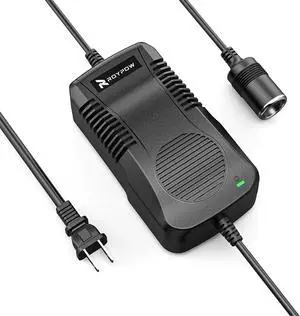 AC to DC Converter 180W (Max 200W) 15A 100V~120V to 12V Car Cigarette Lighter Socket AC/DC Power Supply Adapter 120V/110V to 12V Converter Transformer for Inflator Car Refrigerator