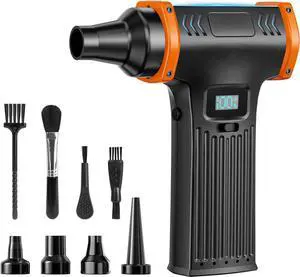 150000RPM Electric Air Duster: Continuously Variable Speed ??Powerful Air Blower for Computers PC Cleaning - Fast Charging 8000mAh Portable Turbo Fan for Home Outdoor Car Office - Mens Gifts