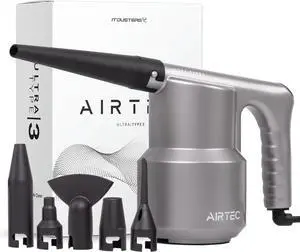 AirTec Ultra Electric Air Duster Blower for PC Laptop Console Electronics and Home Cleaning Environmental Alternative to Spray air can Duster Keyboard Cleaner (Type 3)