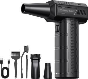 Compressed Air Duster 300000RPM Super Power Cordless Electric Air Duster 10000mAH Rechargeable Brushless Motor Blower 3-Gear Adjustable Turbo Fan Duster Blower for Computer Car Outdoor and House