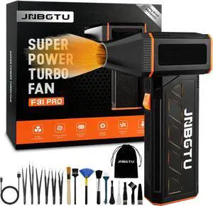 16-in-1 Electric Air Duster-140000RPM Compressed Air Duster- 3 Gear Adjustable Jet Dry Blower-Air Blaster for Keyboard PC Car Air Bed and Home Cleaning (F31PRO)