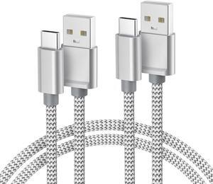 iPhone 16 15 Pro Max Charger Cord USB to USB C Cable 6.6FT/2Pack Type C Charging Power Cord for  iPad 10  Galaxy AI S25 S24 S23 S22 S20 Plus Ultra A52 A53 A54 Google Pixel 9 16e