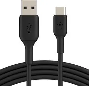 USB C to USB A Cable 3.3ft 15W - Type C Charger iPhone Charger Cord for iPhone 16 Galaxy S25 Pixel 9 AirPods iPad Pro Tablet Switch 2 & More CarPlay - Black