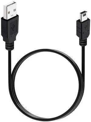3ft Mini-B Charger Cable for Garmin Nuvi GPS Blue Yeti USB Microphone/Pro Mic Canon IFC-400PCU/300PCU/200U USB A to Mini-B Charging Charger Cable Cord