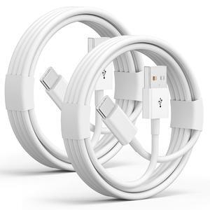 Car Carplay Cable for iPhone 15/16 Pro Max/Plus Cable 2Pack USB A to USB C for iPhone USB C Cord iPad USB C Cable iPad Pro/iPad Air Android Charger Cord Car Charging Cable Replacement 3FT White