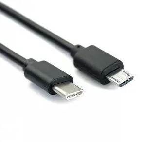 3FT USB C to Micro USB Data & Charge Cable for Old Phones Smartphones Cameras Headphones - Compatible With MacBook iPhone 15  LG Moto PC/Laptop With USB C Port