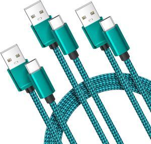 Car Carplay Cable for iPhone 16 15 Pro Max 3Pack 3.3/6.6/10FT USB A to USB C Car Charger Cord for iPad Pro 10 Air 4 5 Mini 7 6  Airpods  Galaxy S24 S23 S22 Z Flip Fold A42 A54 A53 A52 A51