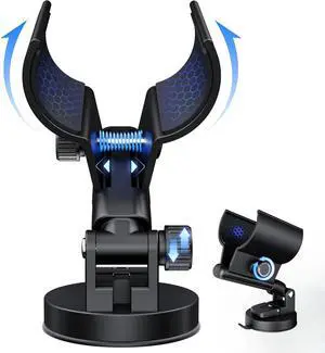 Hands Free Universal Adjustable Stand with 200° Rotation - Strong Suction Cup & Non-Slip Grip for Phones Cups & More Shower Use or Travel (122lbs Hold)