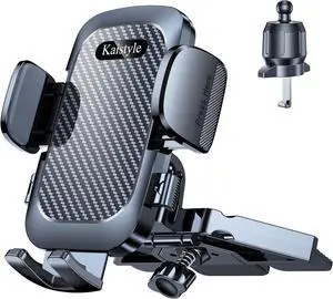 CD Phone Holder for Car Ultra Sturdy CD Slot & Air VentCD Player Phone Mount for Car CD SlotHands FreeCell Phones Holders for Your Car Accessories for iPhone 16 15 14  All Phones