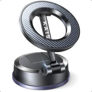 for MagSafe Car MountStrongest SuctionNano Gel Suction Cup Vacuum Magnetic Phone Holder for Car DashStrongest MagneticSuction Cup Cell Phone Holders for Your Car for iPhone 16 15 14 13 12