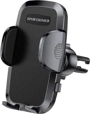 Car Phone Holder- Hands-Free Phone Holder for Car Secure & StablePhone Holder for Car Vent with Firm Grip Fits for iPhone Cell Phone Automobile Cradles Universal - Car Cell Phone Holder