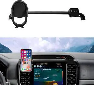 Car Phone Holder for 2024 2025 Ford Ranger Accessories Phone Mount Cell Phone Automobile Cradles Hands-Free 360 Degree Rotation