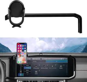 Autorder Car Phone Holder for 2024 2025 Jeep Wrangler JL/Gladiator JT Accessories Phone Mount 12.3-Inch Screen Cell Phone Automobile Cradles 360 Degree Rotation