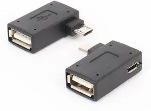 OTG Adapter 2 Pack USB Adapter Compatible with Fire Stick Memory Expansion Firestick Storage Fire TV Storage Expansion Replacement for  Android Smartphones Tablets Host Devices