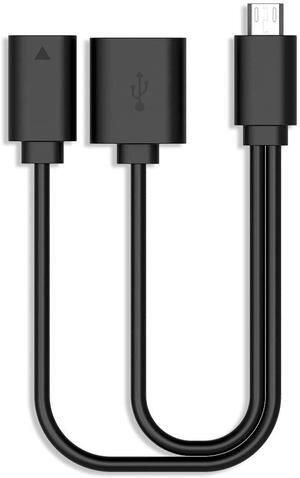 Micro USB Host OTG Adapter Cable Micro USB to USB for Smart TV Compatible Keyboards  Keyboards and Nintendo Switch SNES NES Classic (Modern)