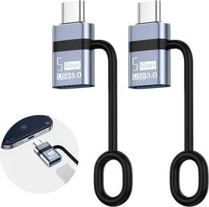 USB C to USB Adapter 2-Piece Set USB C to U 3.0 OTG Adapter Thunderbolt 4/3 to USB 3.0 Compatible with Phone 16 Pro Max MacBook Pro Air 2023 Pad Mini iMac Surface etc