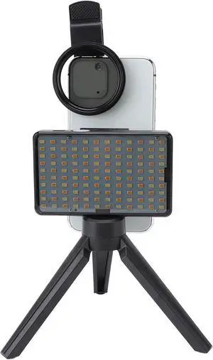 Ring Light Rechargeable Photography Fill Light Portable Ring Light with Stand Selfie Light LED Cell Phone Fill Light for Live Streaming Photography Lighting Phone Video Light