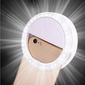 LED Selfie Ring Light  Compatible with iPhone Android and Laptops for Perfect Lighting