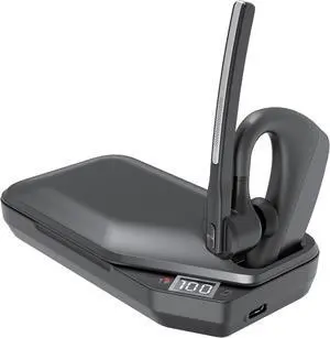 Bluetooth Headset V5.2 Wireless Bluetooth Earpiece with 750mAH Charging Case 64Hrs Talktime Wireless Headset with CVC8.0 Dual Mic Noise Canceling for iPhone Cellphone Trucker Work