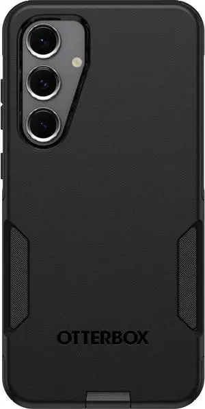Galaxy S24 FE Commuter Series Case - Black Slim & Tough Pocket-Friendly with Port Protection