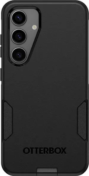 Galaxy S24 Commuter Series Case - Black Slim & Tough Pocket-Friendly with Port Protection