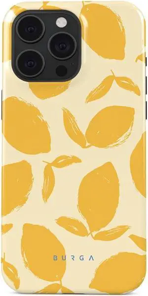 Phone Case for iPhone 15 Pro Max - Cute Trendy Aesthetic Pattern Phone Cover Hard Shell Protection - fits  iPhone 15 Pro Max Case for Women and Men Lemon Tart