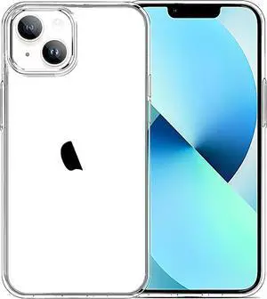 for iPhone 13 Case Clear Transparent Soft Shockproof Protective Slim Thin Phone Bumper Phone Cases for iPhone 13