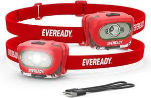HDLLP LED Rechargeable Headlamps 200 Lumens 2 Pack LED Headlamp with Red Light Option Micro-USB Charging Cables Included