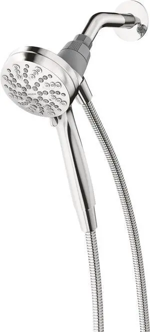 Engage Chrome Magnetix Eco-Performance Six-Function Detachable Handheld Shower Head with Magnetic Docking System and 60-Inch Hose 26100EP