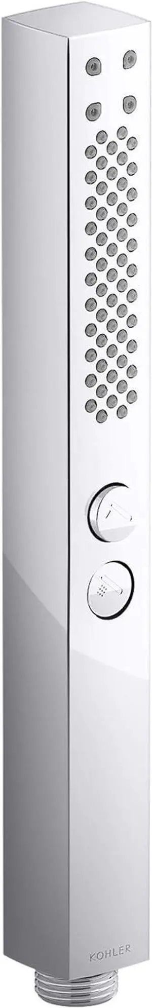 21336-CP Shift + Square Two-Function Handshower Handheld Showerhead with 2 Spray Settings 2.5 GPM Polished Chrome