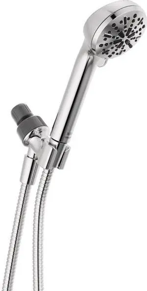 Faucet 4-Setting Handheld Shower Head Chrome Shower Head with Hose Showerheads & Handheld Showers Handheld Shower Heads Detachable Shower Head Hand Shower 1.75 GPM Chrome 75413