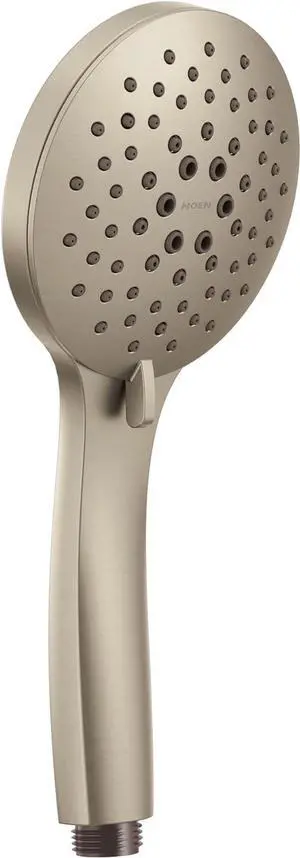 Brushed Nickel 189315BN Replacement Eco-Performance Handshower 4-3/8 in Diameter Spray Head 1.75 GPM 5 Function Spray